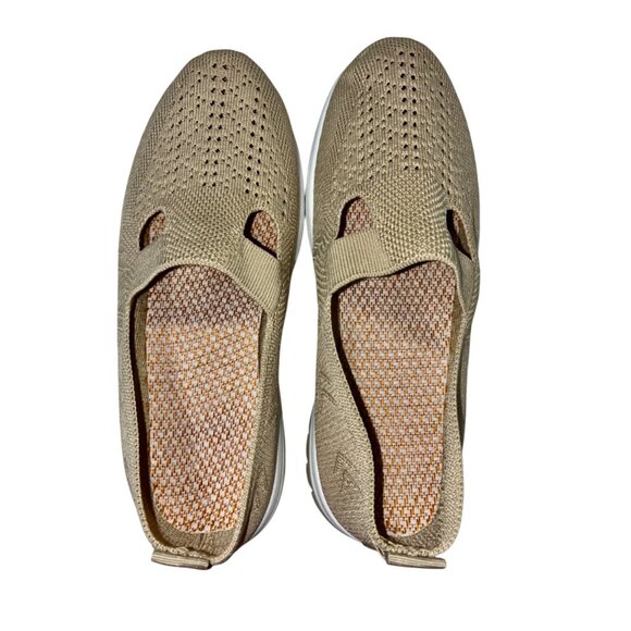 NWOT Saneggsry Casual Fashion Slip On Loafers Beige Canvas Sz 40, US 8 #h - Picture 6 of 7